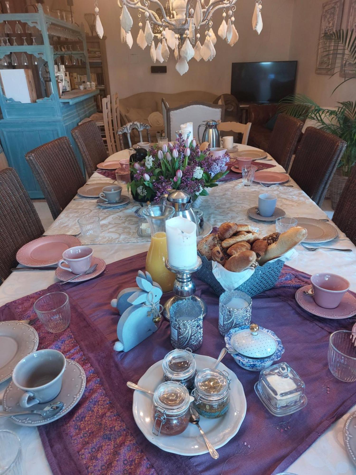 La Flor Azul Bed & Breakfast Grospierres Exterior foto